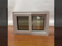 Versterkte staal PVC-schuiframen met dubbele beglazing Upvc-schuiframen CE