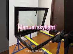 Water afstotend Alu dakraam Manueel Aluminium dakraam 6mm+15A+6mm