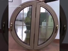 Poedercoating Aluminium Casement Windows Gelamineerd EPDM Aluminium Flush Windows